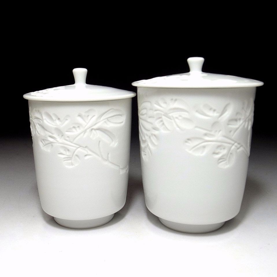 izushi ware japanese tea cup pair